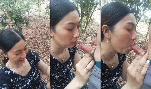 Poster of Được chị gái giáo viên dẫn ra sau vườn bú cặc cực nứng